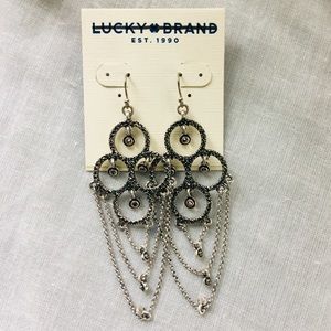 Lucky Brand Jeweled Mosaic Earrings
